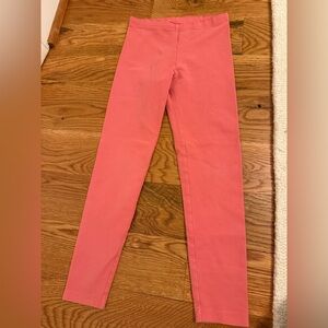 Tea Collection leggings size 7 Coral